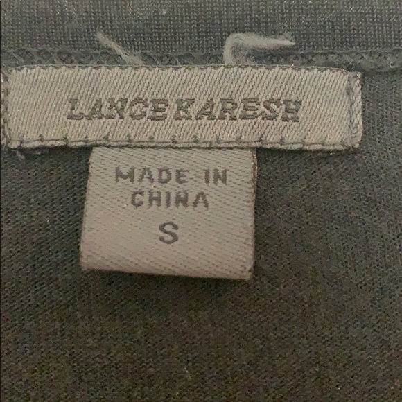 Lance Karesh beaded tie front top - Picture 5 of 5